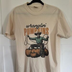 Comfort Colors Cream Cowboy Graphic Tee